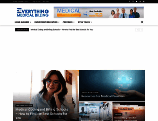 everythingmedicalbilling.com screenshot