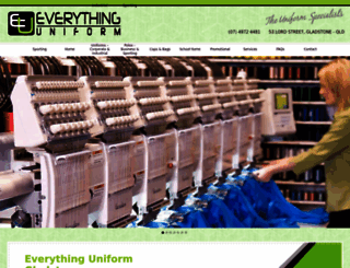 everythinguniform.com.au screenshot