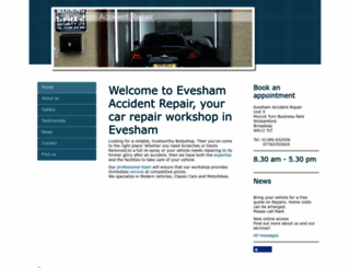 eveshamaccidentrepair.co.uk screenshot