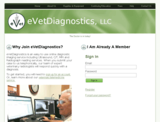 evetdiagnostics.com screenshot