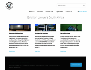 evictionlawyers.co.za screenshot