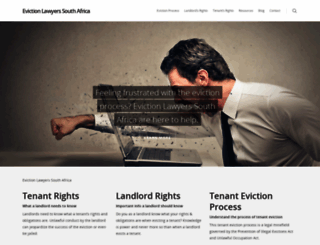 evictionlawyerssouthafrica.co.za screenshot