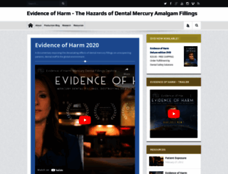 evidence-of-harm.com screenshot