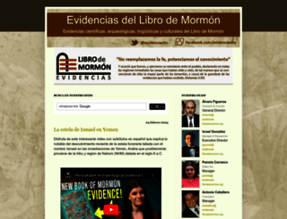 evidenciaslibrodemormon.org screenshot