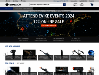 evike.com screenshot