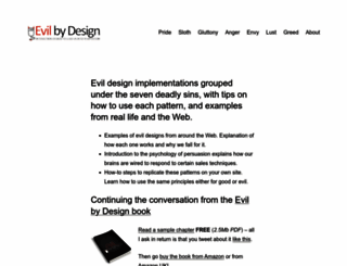 evilbydesign.info screenshot