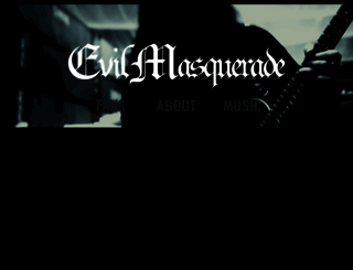 evilmasquerade.com screenshot