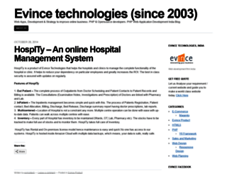 evincetech.wordpress.com screenshot