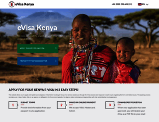 evisa-kenya.com screenshot
