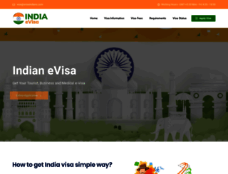evisaindians.com screenshot