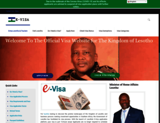 evisalesotho.com screenshot