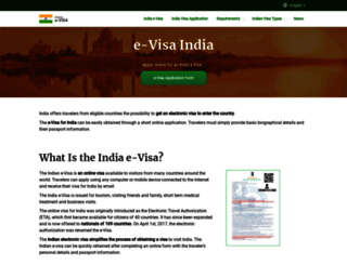 evisasindia.org screenshot