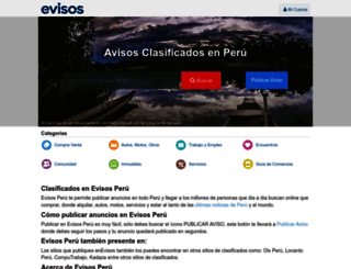 evisos.com.pe screenshot