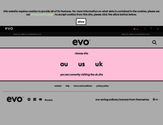 evohair.co.uk screenshot