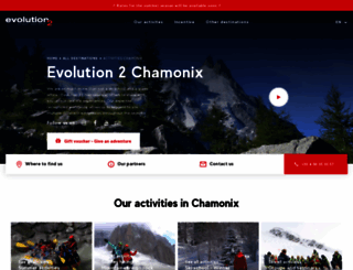 evolution2-chamonix.com screenshot