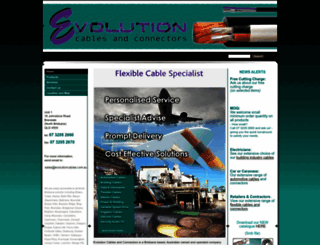 evolutioncables.com.au screenshot