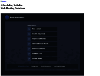 evolutionlaw.ca screenshot