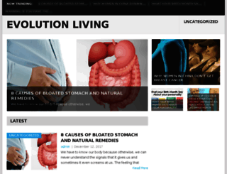 evolutionliving.info screenshot