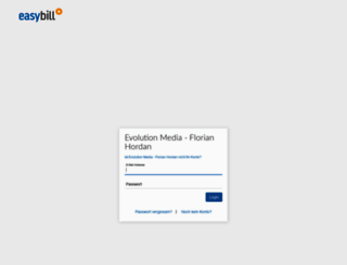 evolutionmedia.easybill.de screenshot