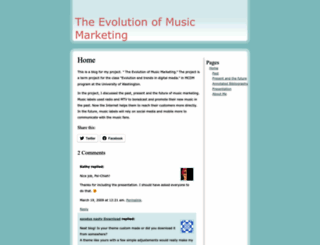 evolutionmusicmarketing.wordpress.com screenshot
