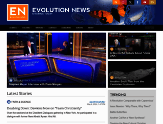 evolutionnews.org screenshot