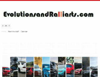 evolutionsandralliarts.com screenshot