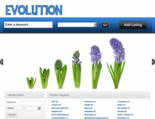 evolutionwebdir.com screenshot