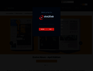 evolvehousing.com.au screenshot