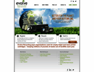 evolverecycling.com screenshot