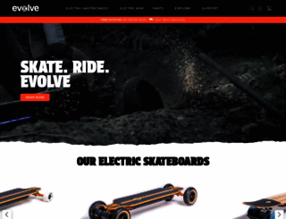 evolveskateboards.com.au screenshot