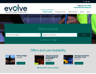 evolvetraining.com screenshot