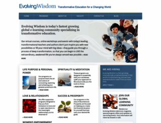 evolvingwisdom.com screenshot