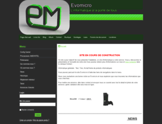evomicro.e-monsite.com screenshot
