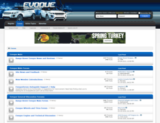 evoqueforum.com screenshot