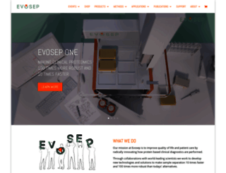 evosep.com screenshot