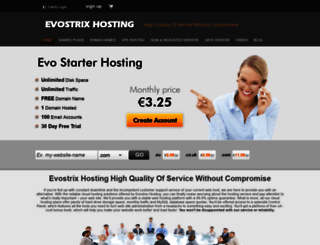 evostrix.co.uk screenshot