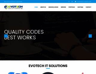 evotech-solutions.com screenshot