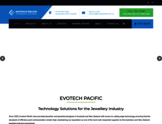 evotechpacific.com.au screenshot