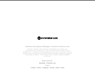 evrenakar.com screenshot