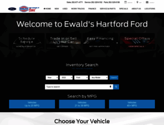 ewaldshartfordford.com screenshot