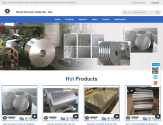 ewaluminium.com screenshot