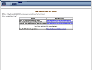 eweb1.sba.gov screenshot