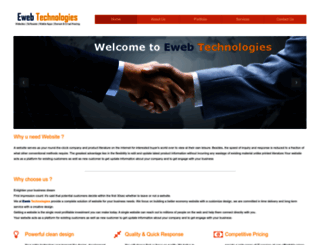 ewebtechnologies.in screenshot