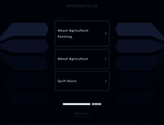 ewenique.co.uk screenshot