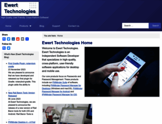 ewert-technologies.ca screenshot