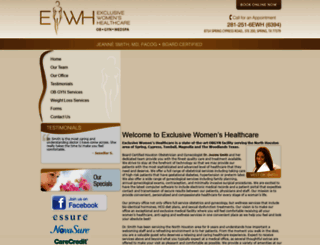 ewhobgyn.com screenshot