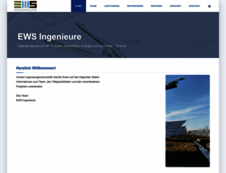 ews-ingenieure.com screenshot