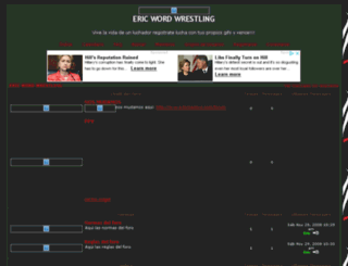 ewwrestling.foroactivo.net screenshot