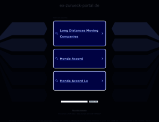 ex-zurueck-portal.de screenshot