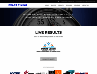 exact-timing.com screenshot